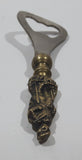 Antique Peerage Man Figural Brass Metal Bottle Opener Made in England Pat No. 466444 Pat No. 812222