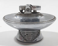 Vintage 1954 Ronson Tempo Art Deco Chrome Table Top Lighter