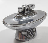 Vintage 1954 Ronson Tempo Art Deco Chrome Table Top Lighter