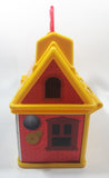 2008 Mattel Fisher Price Play Family Fire Station Toy Plastic Container with Handle