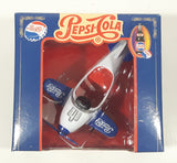 Vintage Golden Wheels Pepsi-Cola Pedal Plane Airplane White Blue Red Die Cast Toy Car Aircraft Vehicle New in Box