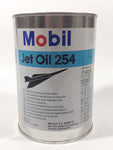 Mobil Jet Oil 254 946 mL 1 U.S. Quart Metal Can Full