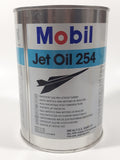 Mobil Jet Oil 254 946 mL 1 U.S. Quart Metal Can Full