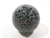 Mosaic Glass Ball Shaped 4" Tall Wine Bottle Stopper