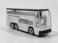 RealToy Air Canada Shuttle Double Decker Bus White Die Cast Toy Car Vehicle