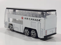 RealToy Air Canada Shuttle Double Decker Bus White Die Cast Toy Car Vehicle