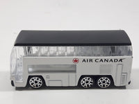 RealToy Air Canada Shuttle Double Decker Bus White Die Cast Toy Car Vehicle