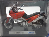 Welly BMW Motorcycle Series '97 BMW F650 Motor Cycle Street Bike Red 1/18 Scale Die Cast Toy Vehicle New in Package