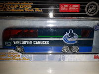 2008 Maisto Top Dog NHL Vancouver Canucks Ice Hockey Team Collector Tour Bus 1:64 Scale Die Cast Toy Car Vehicle New in Box