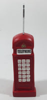 U.K. British London England Red Telephone Booth Shaped 5 1/2" Tall Resin Bottle Opener Corkscrew