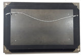 Vintage Last Supper Jesus Engraved 3D Brass Raised Relief 19 1/4" x 28 3/4" Framed Wall Art