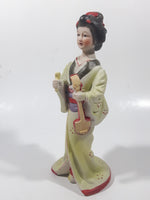 Vintage Japanese Lady 7" Tall Ceramic Figurine