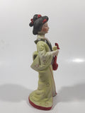 Vintage Japanese Lady 7" Tall Ceramic Figurine