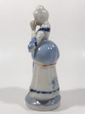 Vintage French Colonial Victorian Style Man and Woman 6" Tall Porcelain Figurine Set of 2