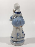 Vintage French Colonial Victorian Style Man and Woman 6" Tall Porcelain Figurine Set of 2