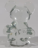 Clear Art Glass 3" Tall Koala Bear Figurine