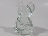 Clear Art Glass 3" Tall Koala Bear Figurine