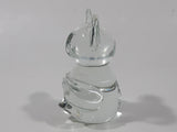 Clear Art Glass 3" Tall Koala Bear Figurine