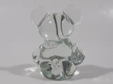 Clear Art Glass 3" Tall Koala Bear Figurine