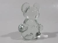 Clear Art Glass 3" Tall Koala Bear Figurine