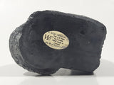 Vintage WE A Wolf Original Otter 3" Long Carved Soapstone Wildlife Figurine