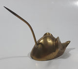 Vintage Brass Mouse Ring Holder Receipt Holder