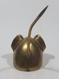 Vintage Brass Mouse Ring Holder Receipt Holder