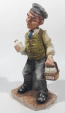Rare Vintage KKC Japan Eaton Collection Milk Man 8" Tall Porcelain Figurine KE3237