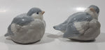 Rare Vintage Capilano Vancouver Grey Birds 4 1/2" Porcelain Figurine Set of 2 Made in Japan