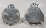 Rare Vintage Capilano Vancouver Grey Birds 4 1/2" Porcelain Figurine Set of 2 Made in Japan