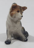 Vintage Border Collie Sheltie Dog Shaped 3" Tall Salt and Pepper Shaker (Single) Made in Japan