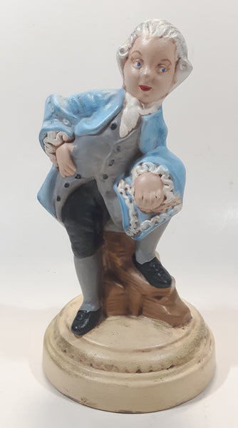 Vintage 1964 Holland Mold Victorian Colonial Boy Man 7 1/2" Tall Hand Painted Ceramic Figurine