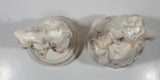 Vintage Holland Molds Colonial Man and Woman 7 1/2" Tall Ceramic Figurine Set of 2