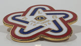 Vintage 1976 Lions Club 4L6 California 1 1/4" Enamel Metal Lapel Pin