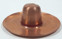 Vintage Mexican Sombrero Western Cowboy Hat 4" Copper Metal Ash Tray