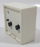 Small White Square Shaped 2 7/8" Tall Nightstand Alarm Clock