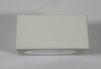 Small White Square Shaped 2 7/8" Tall Nightstand Alarm Clock