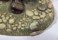 Vintage 1973 Naturecraft "Solitude" Man On A Bench No. 836 Hand Painted Stoneware Sculpture