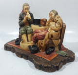 Vintage 1970s Naturecraft "Doctor's Dilemma" No. 854 Hand Painted Stoneware Sculpture