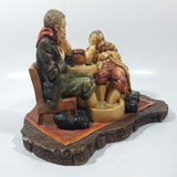 Vintage 1970s Naturecraft "Doctor's Dilemma" No. 854 Hand Painted Stoneware Sculpture