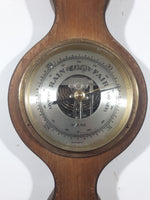 Vintage Solar Banjo Style Wood Cased Weather Station Thermometer Barometer Hygrometer Made in Germany