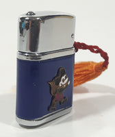 Rare Vintage Auer Mickey Mouse Miniature Blue Lighter with Orange Tassle Made in Japan