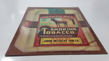 Vintage Orphan Boy Smoking Tobacco Fine Carolina Made By John Weisert Tob, Co. St. Louis, Mo. 12 1/4" x 17 1/4" Tin Metal Sign