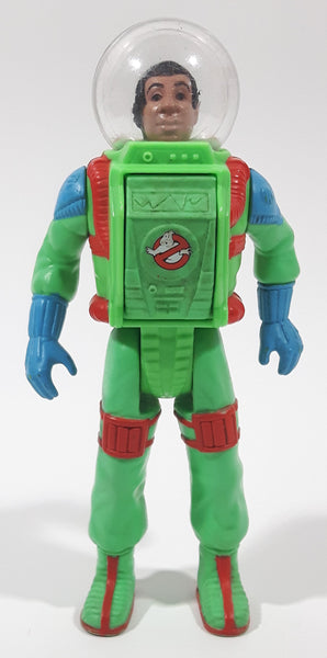 1989 Columbia Pictures The Real Ghostbusters Super Fright Feature Winston Zeddmore 5 1/2" Tall Toy Action Figure