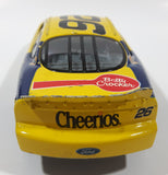 1998 Racing Champions NASCAR #26 Johnny Benson Ford Taurus Yellow Cheerios Betty Crocker Pop Secret 1/24 Scale Die Cast Toy Car Vehicle