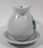 Vintage Green Gables Cavendish Prince Edward Island 4 1/2" Tall Miniature Ceramic Pitcher Bowl and Jug