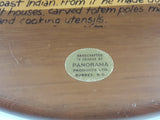 Panorama Products "Story of the Frog" Pacific North West Aboriginal Art Handcrafted 13 7/8" Round Western Red Cedar Wood Plaque