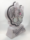 Very Rare 2013 Mattel Tara Toy Monster High Skullette Color N' Style 10 1/2" Tall Plastic Light Up Lamp Skull