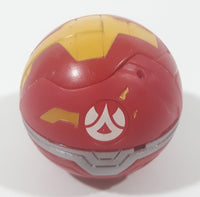 2009 McDonald's Sega Toys Spin Master Bakugan Battle Warriors Drago Dragonoid Red 1 3/4" Transforming Ball Character