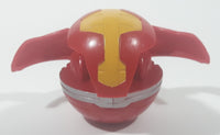 2009 McDonald's Sega Toys Spin Master Bakugan Battle Warriors Drago Dragonoid Red 1 3/4" Transforming Ball Character